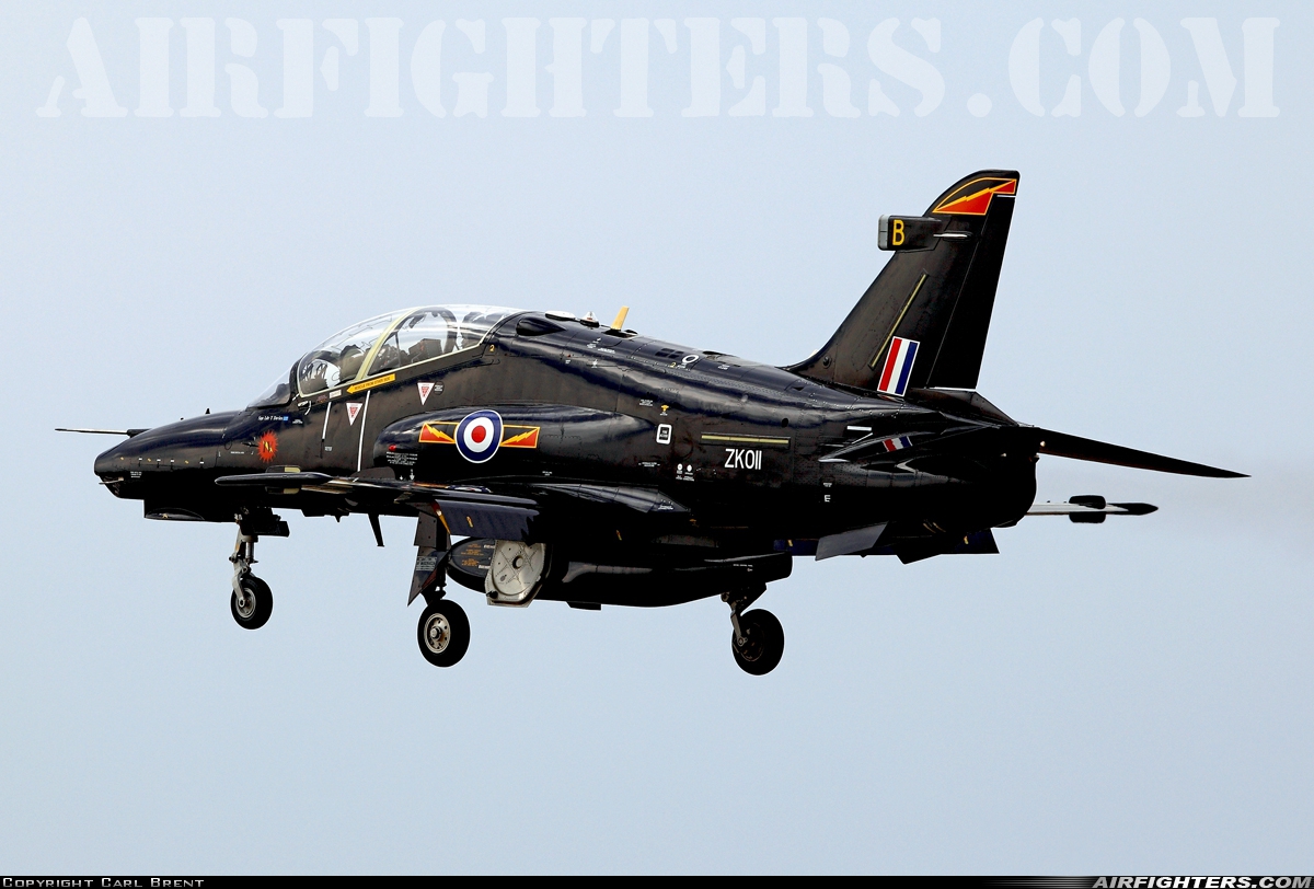 UK - Air Force BAE Systems Hawk T.2 ZK011 at Valley (EGOV), UK