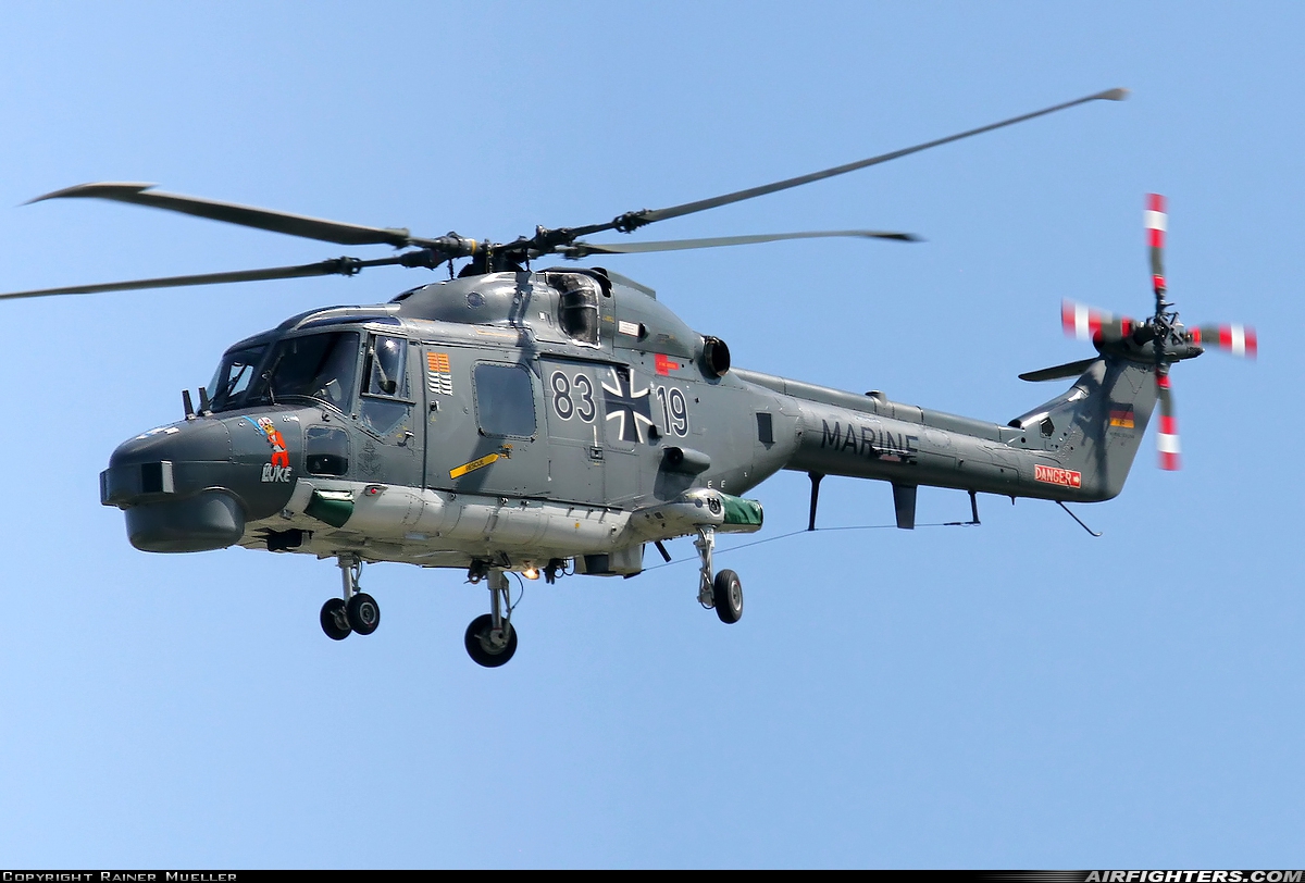 Germany - Navy Westland WG-13 Super Lynx Mk88A 83+19 at Wittmundhafen (Wittmund) (ETNT), Germany