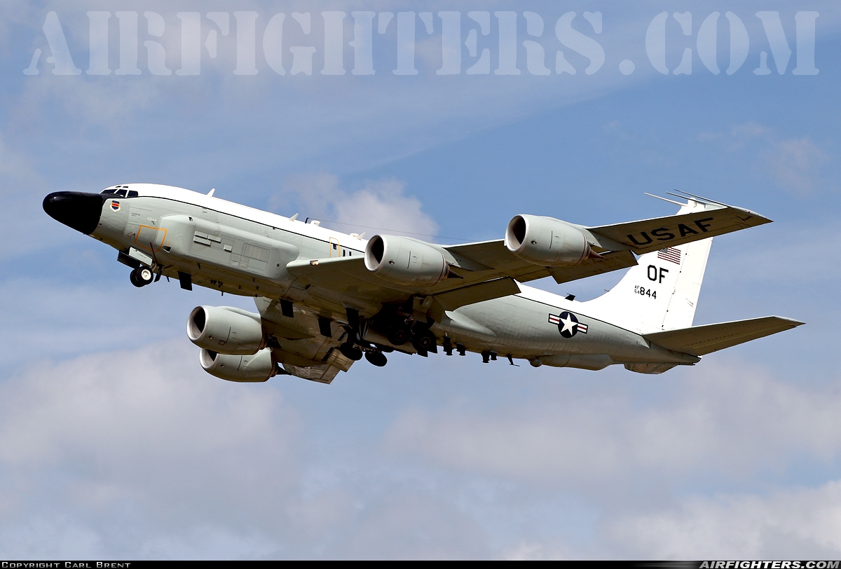 USA - Air Force Boeing RC-135V Rivet Joint (739-445B) 64-14844 at Mildenhall (MHZ / GXH / EGUN), UK