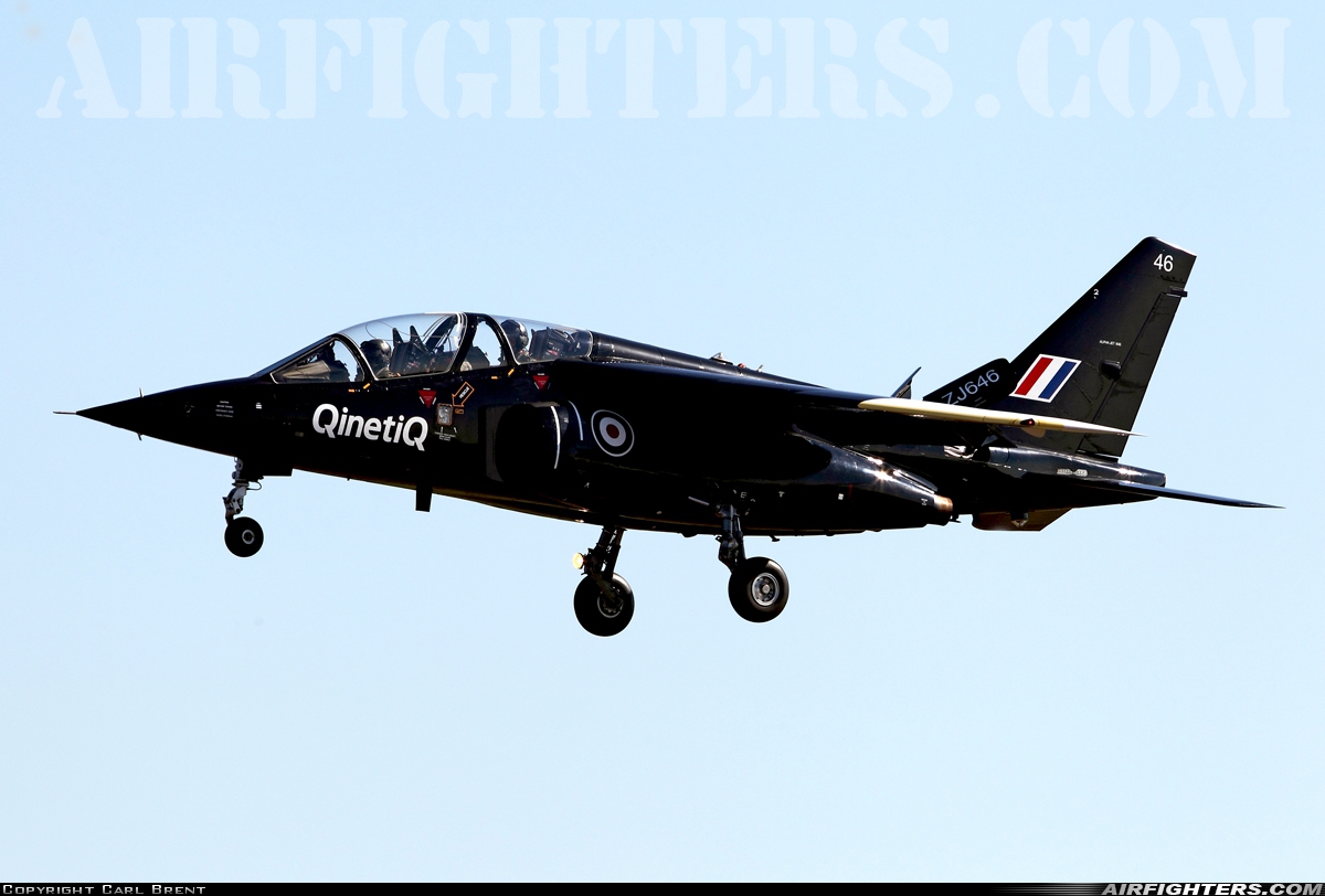 Company Owned - QinetiQ Dassault/Dornier Alpha Jet A ZJ646 at Fairoaks (EGTF), UK
