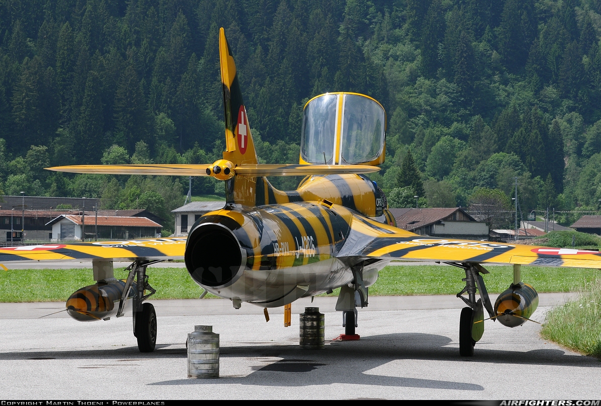 Private - Verein Hunter Flying Group Hawker Hunter T68 HB-RVV at Ambri (LSPM), Switzerland