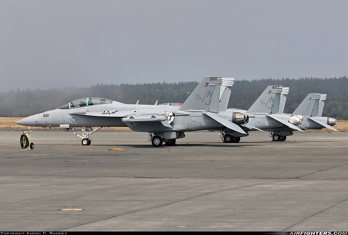 USA - Navy Boeing EA-18G Growler 168250 at Oak Harbor - Whidbey Island NAS / Ault Field (NUW), USA