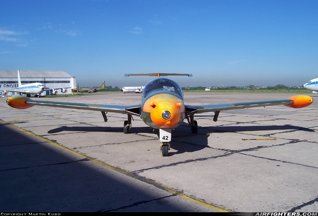 Argentina - Air Force Morane-Saulnier MS.760A Paris E-242 at El Palomar (PAL / SADP), Argentina