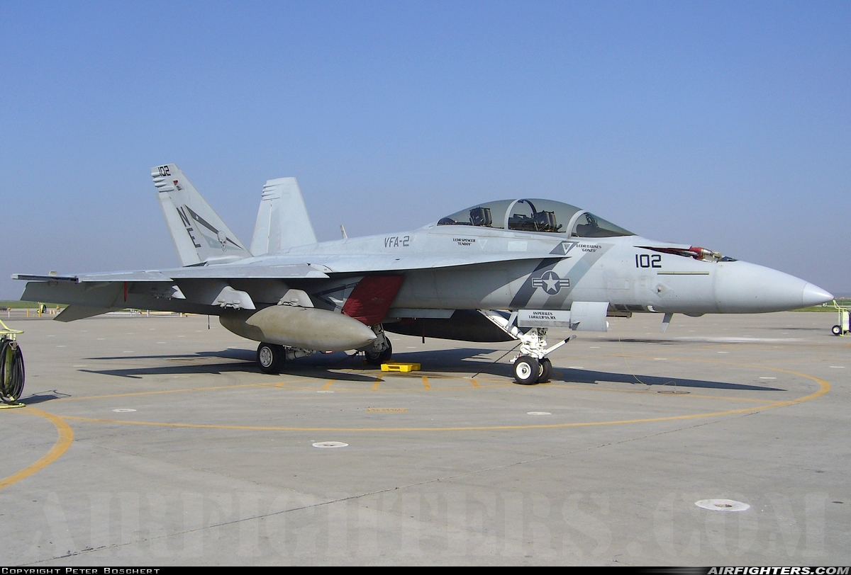 USA - Navy Boeing F/A-18F Super Hornet 165918 at Lemoore - NAS / Reeves Field (NLC), USA