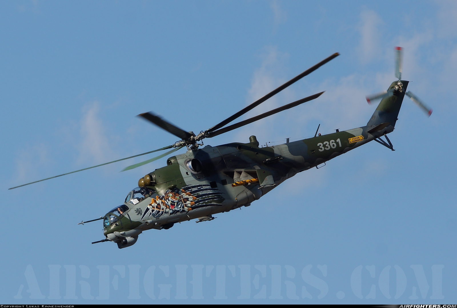 Czech Republic - Air Force Mil Mi-35 (Mi-24V) 3361 at Kecskemet (LHKE), Hungary