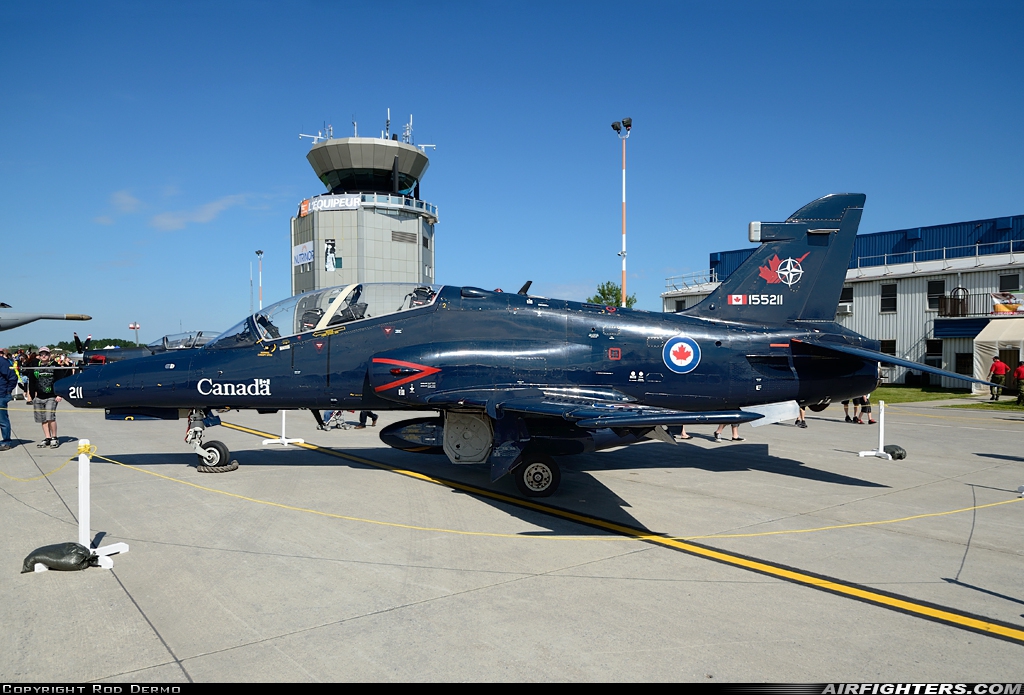 Canada - Air Force BAE Systems CT-155 Hawk (Hawk Mk.115) 155211 at Bagotville (YBG / CYBG), Canada