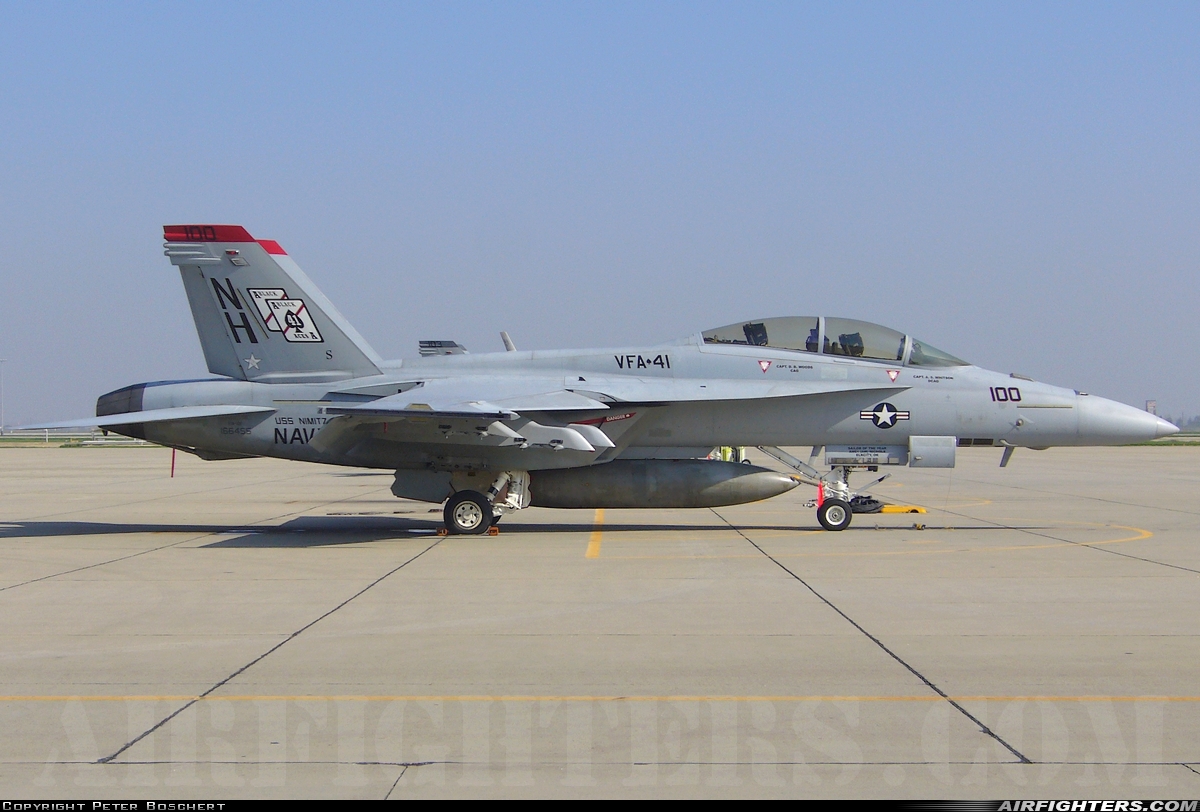 USA - Navy Boeing F/A-18F Super Hornet 166455 at Lemoore - NAS / Reeves Field (NLC), USA