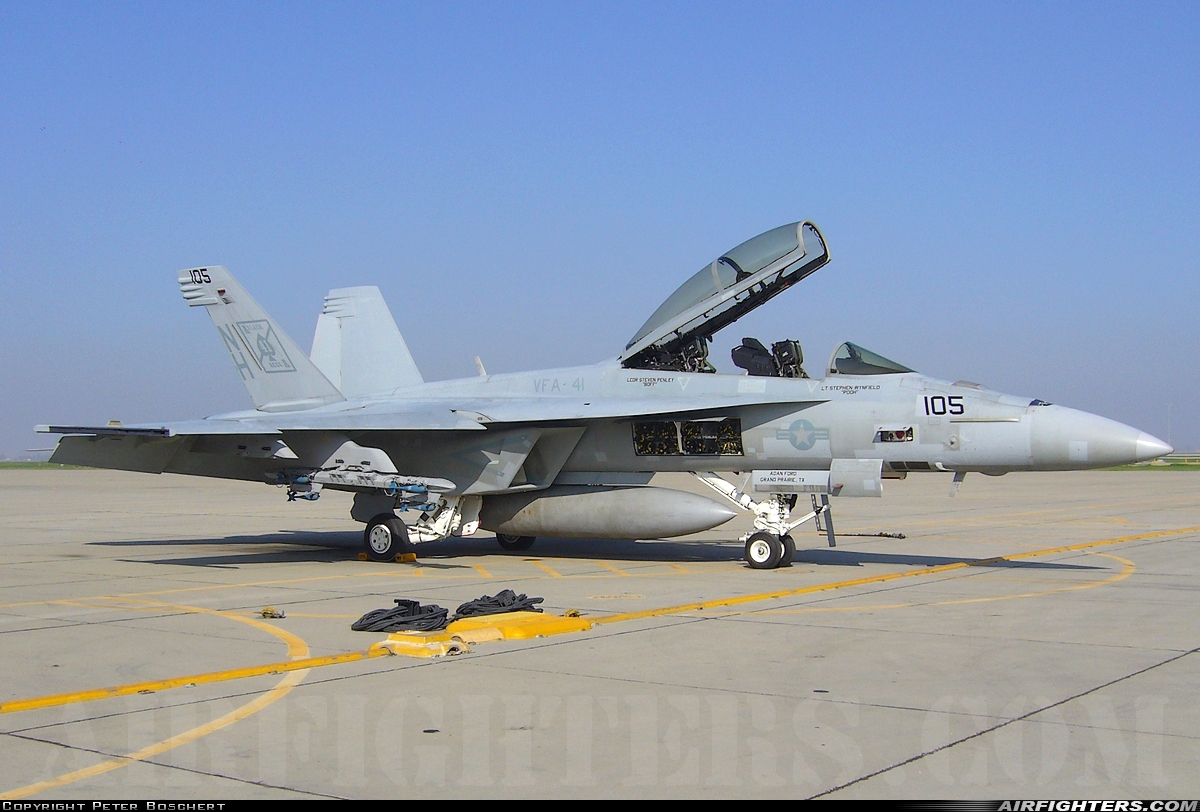 USA - Navy Boeing F/A-18F Super Hornet 166460 at Lemoore - NAS / Reeves Field (NLC), USA