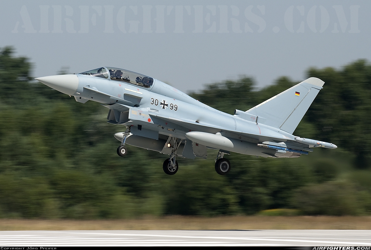 Germany - Air Force Eurofighter EF-2000 Typhoon T 30+99 at Ingolstadt - Manching (ETSI), Germany