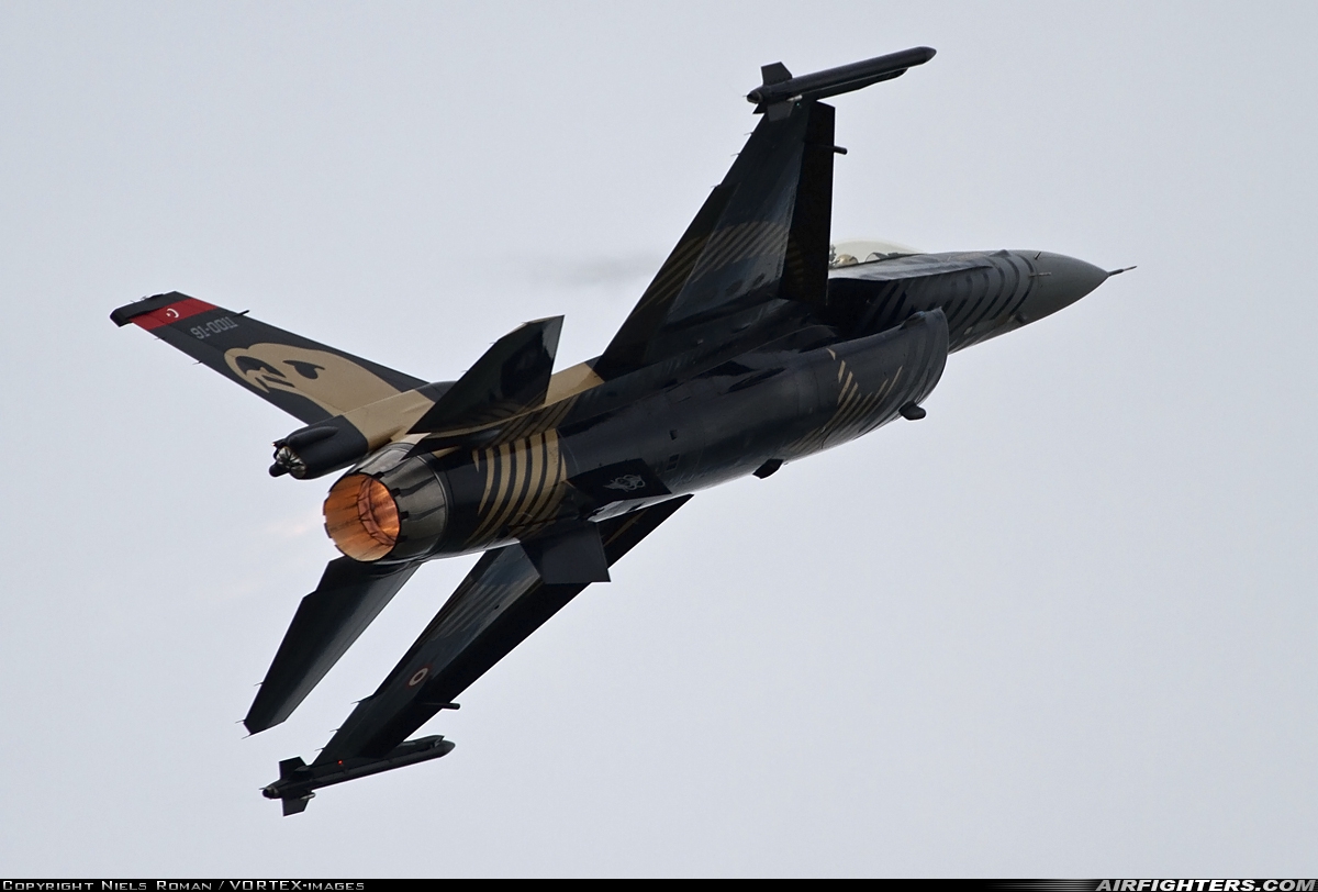 Türkiye - Air Force General Dynamics F-16C Fighting Falcon 91-0011 at Uden - Volkel (UDE / EHVK), Netherlands