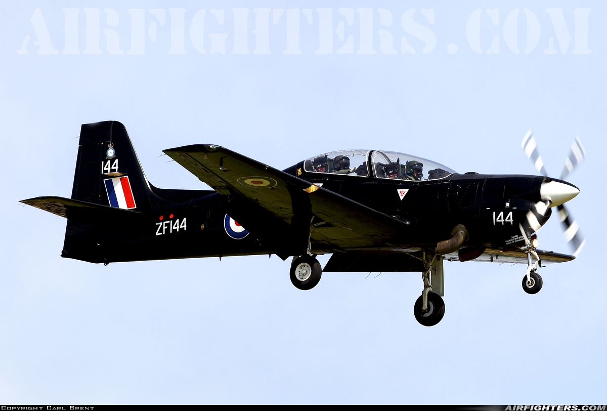 UK - Air Force Short Tucano T1 ZF144 at Linton on Ouse (EGXU), UK