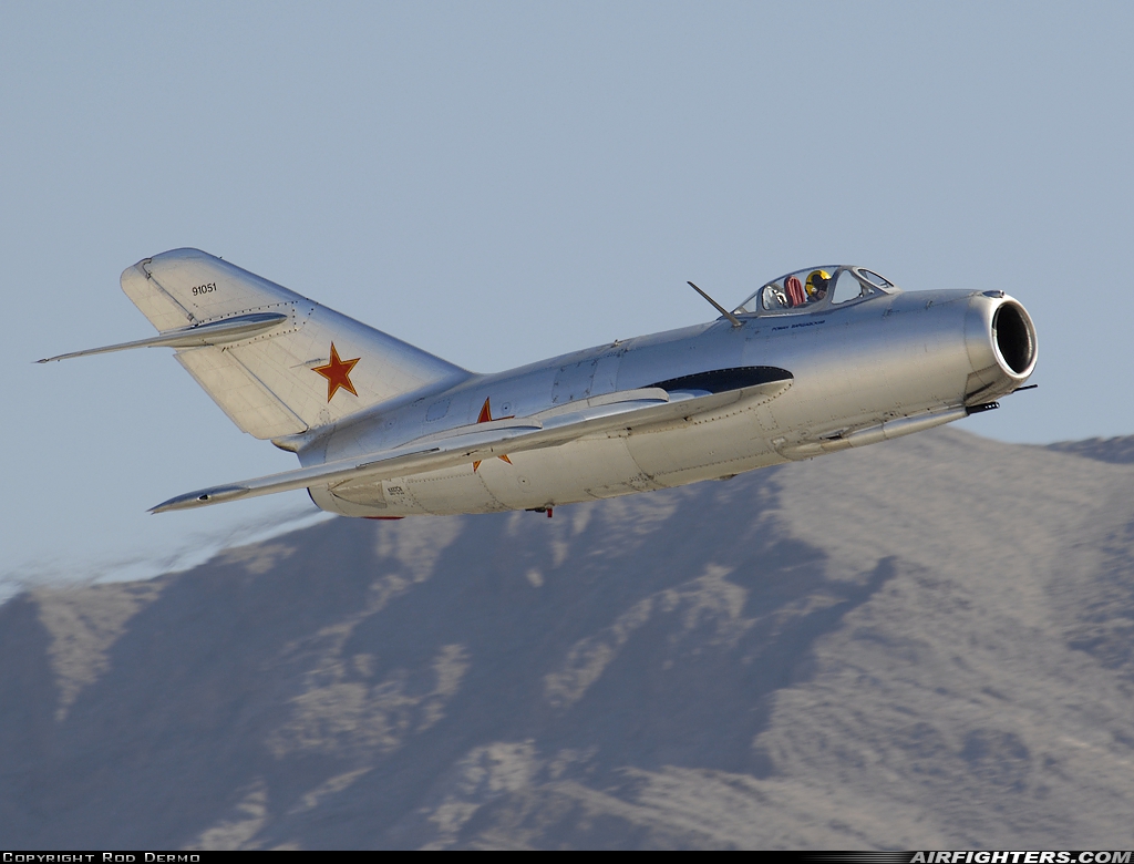 Private Mikoyan-Gurevich MiG-15bis NX87CN at Las Vegas - Nellis AFB (LSV / KLSV), USA