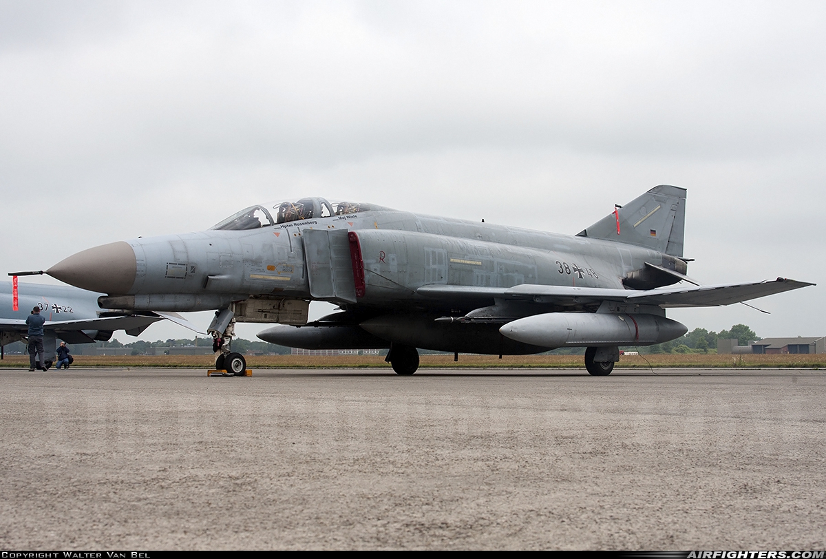 Germany - Air Force McDonnell Douglas F-4F Phantom II 38+48 at Jever (ETNJ), Germany