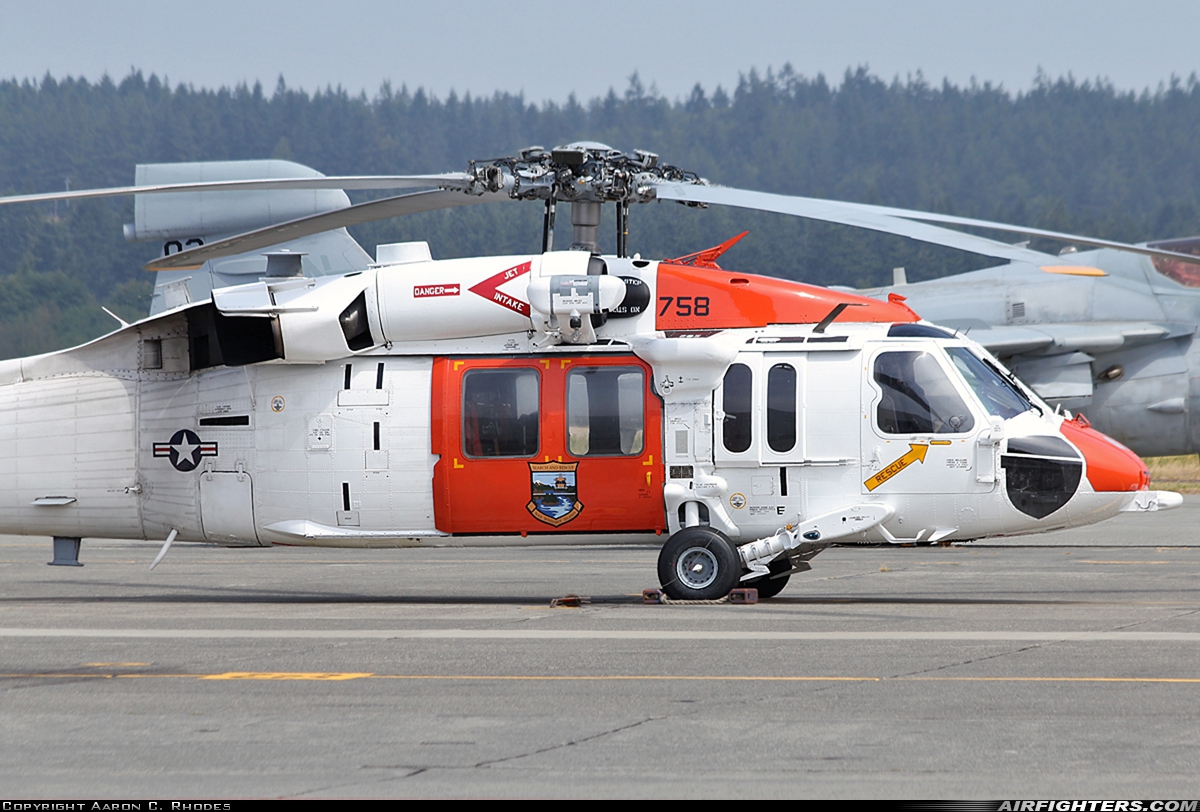 USA - Navy Sikorsky MH-60S Knighthawk (S-70A) 165758 at Oak Harbor - Whidbey Island NAS / Ault Field (NUW), USA