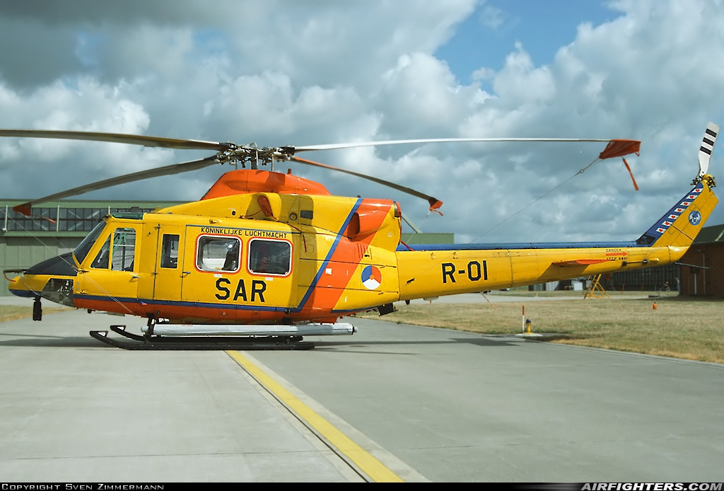 Netherlands - Air Force Agusta-Bell AB-412SP Grifone R-01 at Eggebek (ETME), Germany