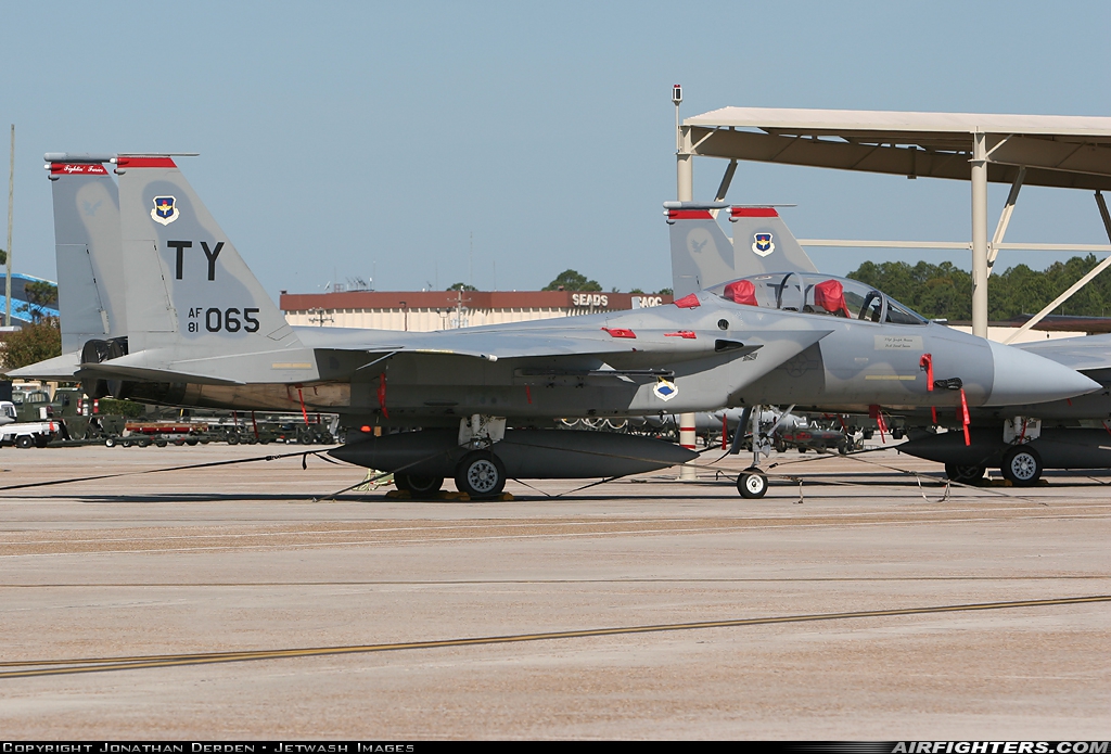 USA - Air Force McDonnell Douglas F-15D Eagle 81-0065 at Panama City - Tyndall AFB (PAM / KPAM), USA