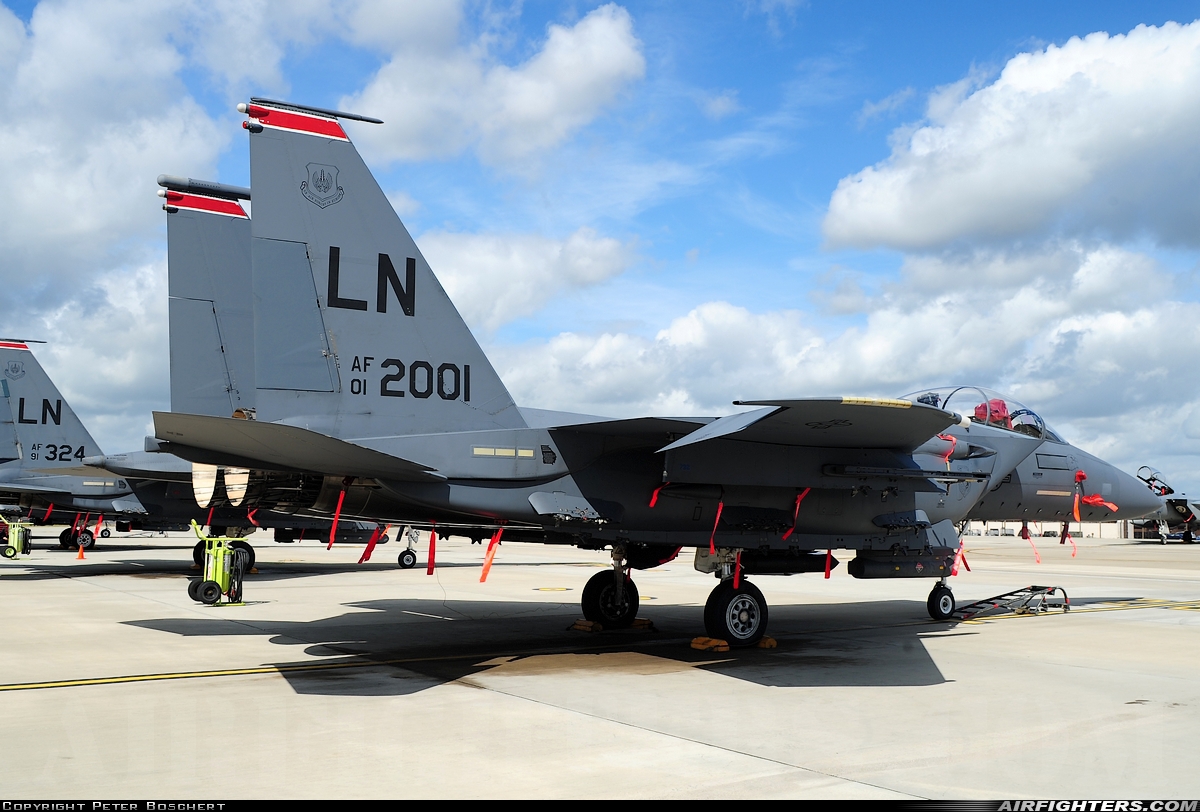 USA - Air Force McDonnell Douglas F-15E Strike Eagle 01-2001 at Lakenheath (LKZ / EGUL), UK