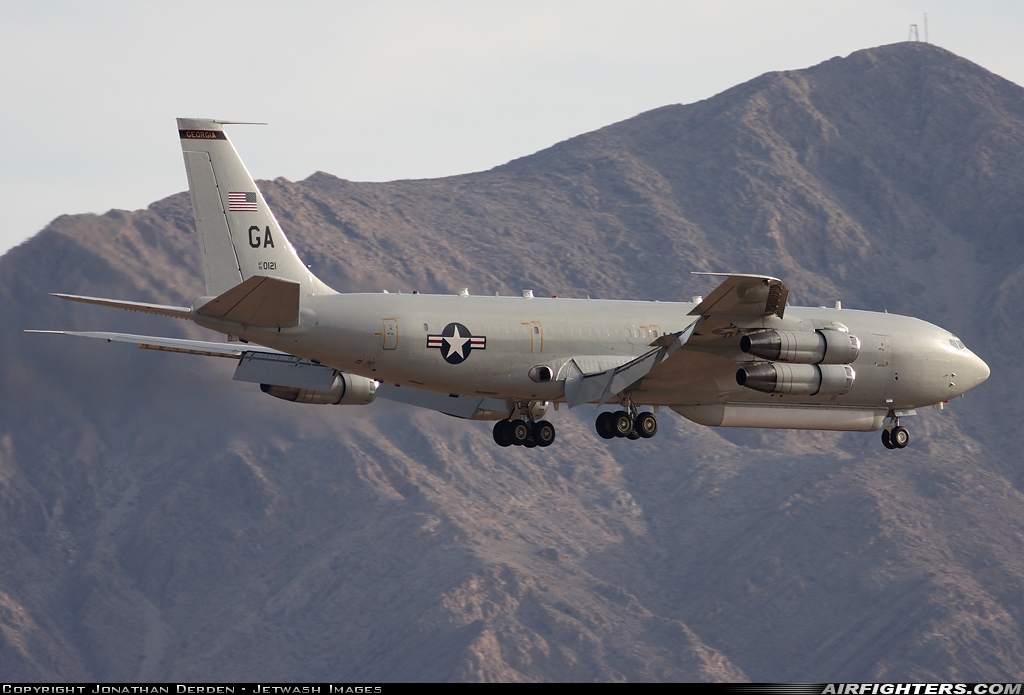 USA - Air Force Boeing E-8C Joint Stars 95-0121 at Las Vegas - Nellis AFB (LSV / KLSV), USA