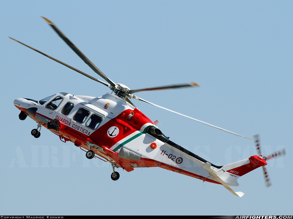 Italy - Guardia Costiera AgustaWestland PH-139A MM81747 at Kecskemet (LHKE), Hungary