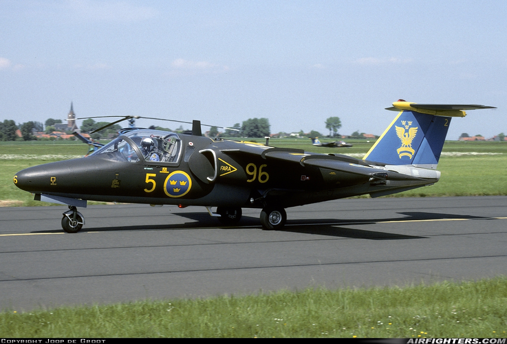 Sweden - Air Force Saab Sk60A (105) 60096 at Cambrai - Epinoy (LFQI), France
