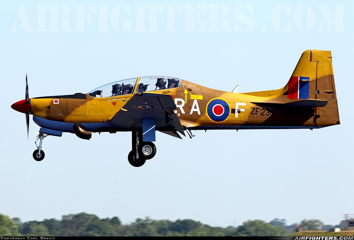 UK - Air Force Short Tucano T1 ZF239 at Fairford (FFD / EGVA), UK