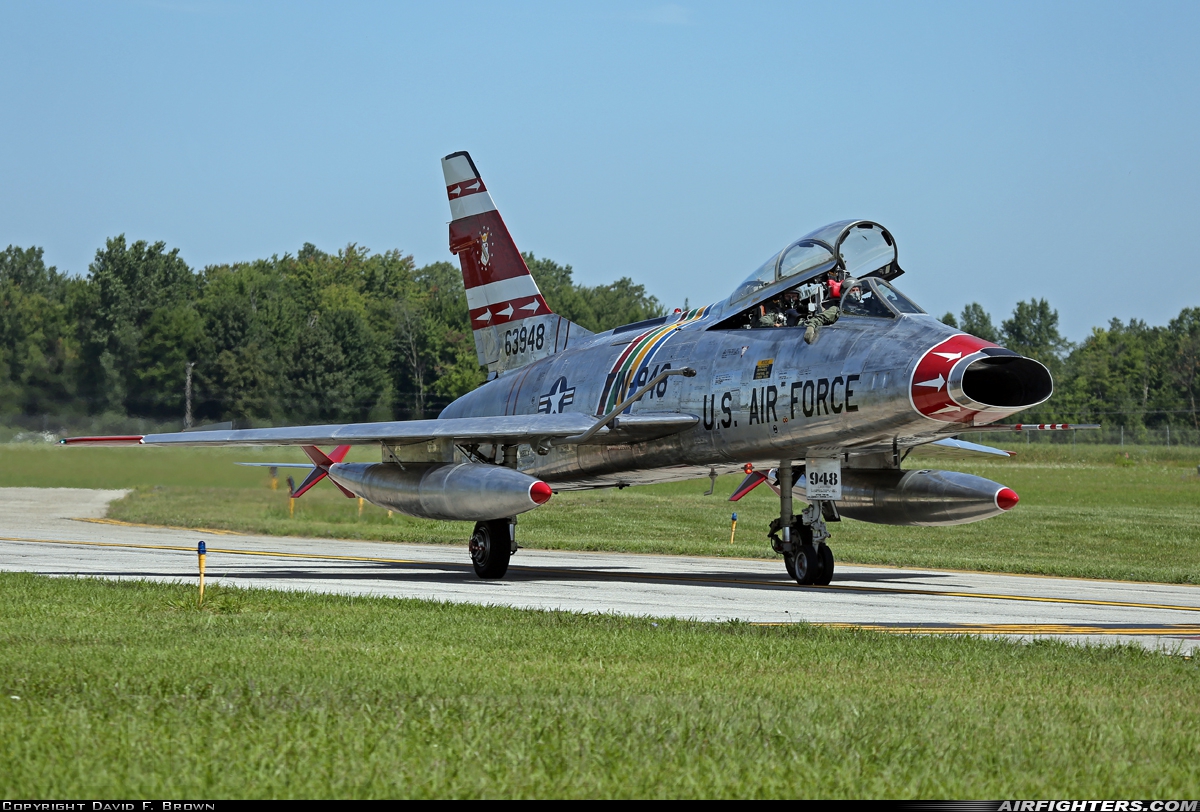 Private North American F-100F Super Sabre N2011V at Detroit - Willow Run (YIP / KYIP), USA