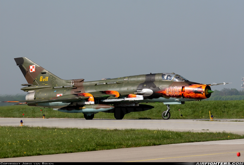 Poland - Air Force Sukhoi Su-22M4 Fitter-K 8919 at Lechfeld (ETSL), Germany