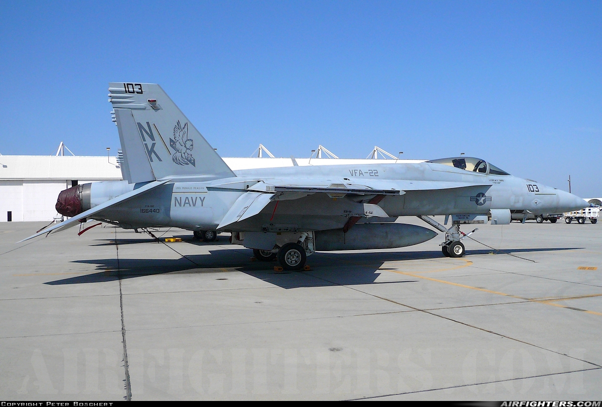 USA - Navy Boeing F/A-18E Super Hornet 166440 at Lemoore - NAS / Reeves Field (NLC), USA