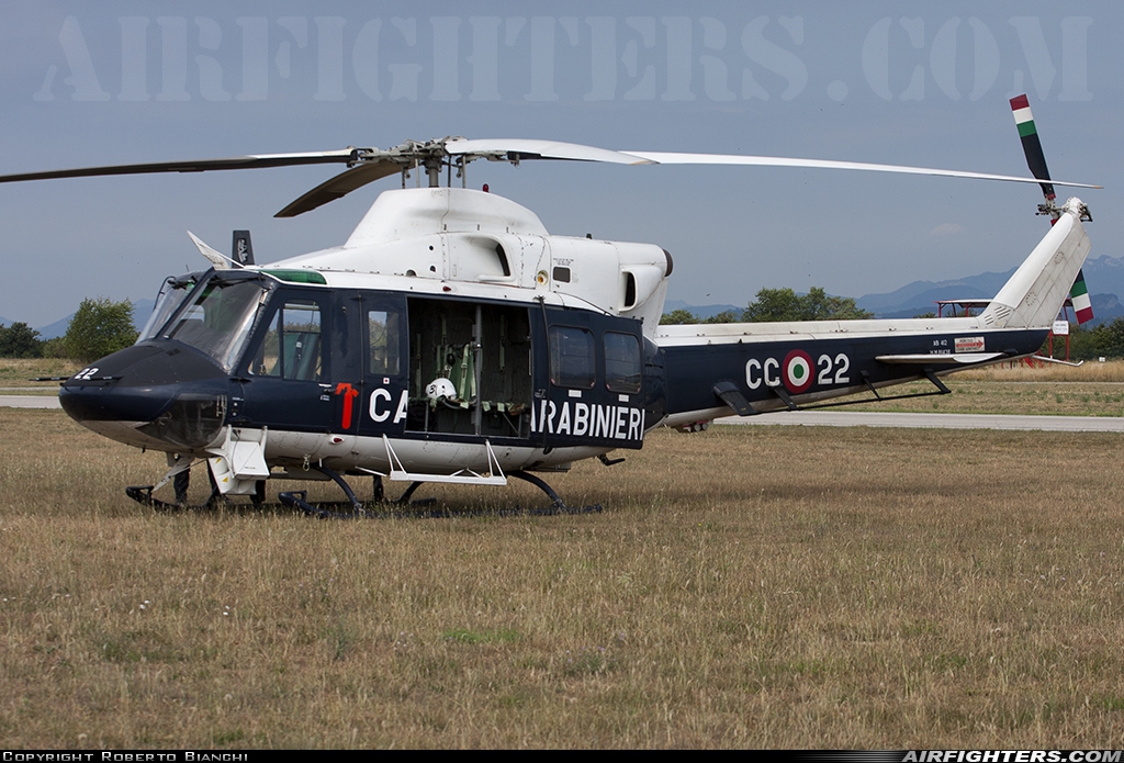 Italy - Carabinieri Agusta-Bell AB-412SP Grifone MM81436 at Verona - Boscomantico (LIPN), Italy