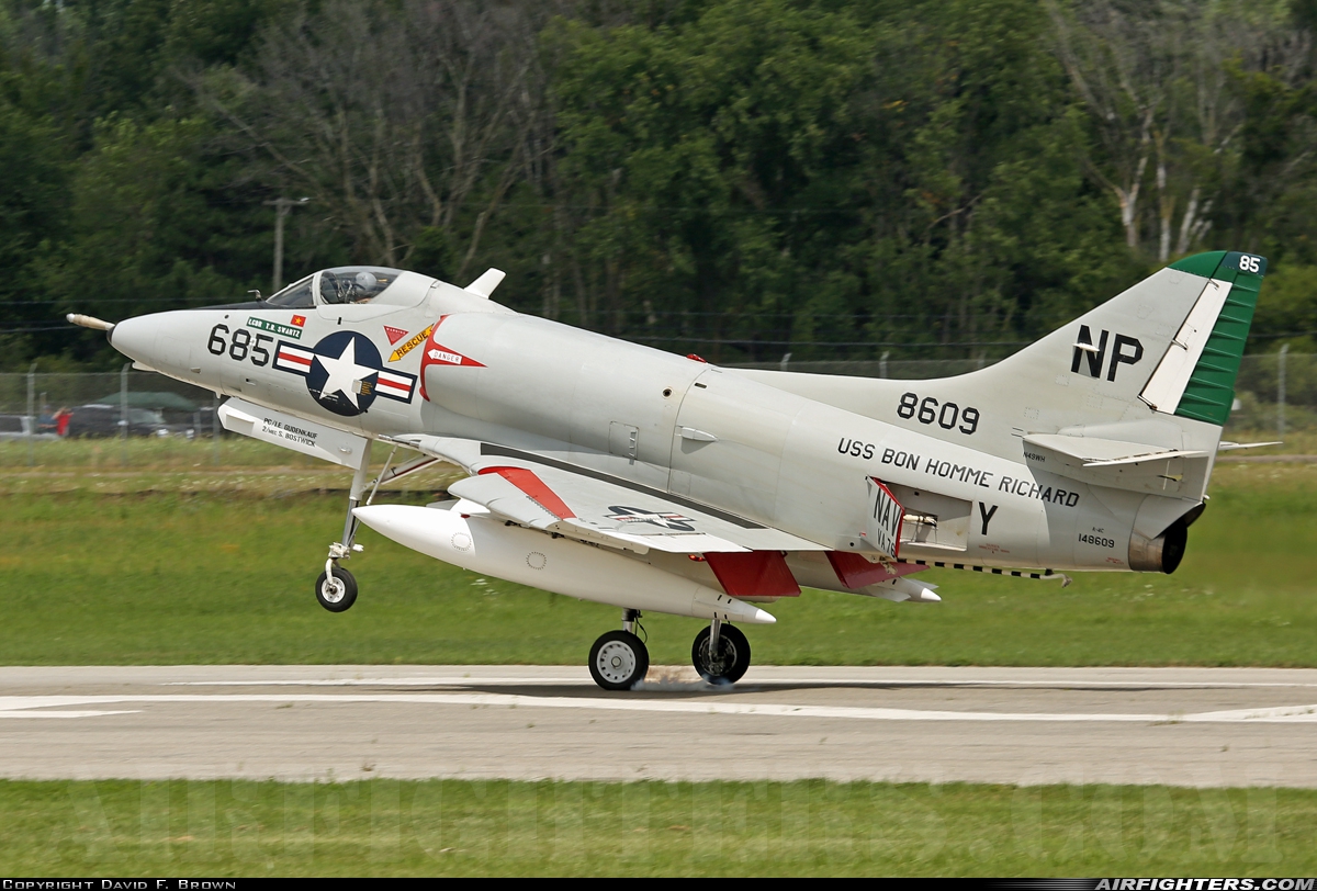 Private - Warbirds Heritage Foundation Douglas A-4C Skyhawk N49WH at Detroit - Willow Run (YIP / KYIP), USA