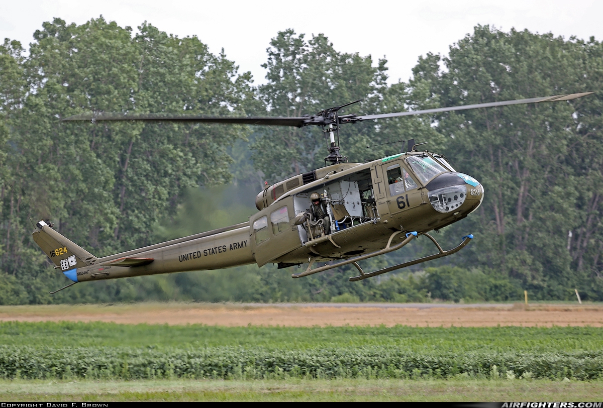 Private Bell UH-1H Iroquois (205) N624HF at Detroit - Willow Run (YIP / KYIP), USA