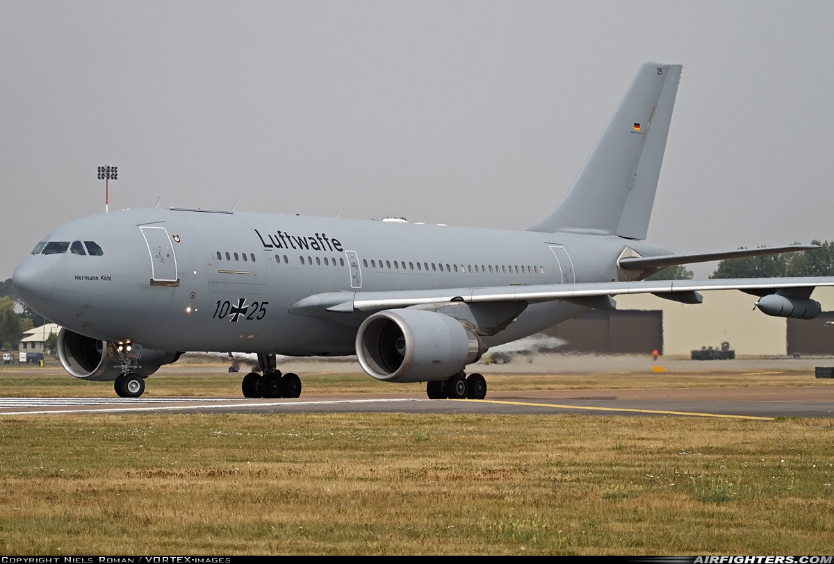 Germany - Air Force Airbus A310-304MRTT 10+25 at Fairford (FFD / EGVA), UK