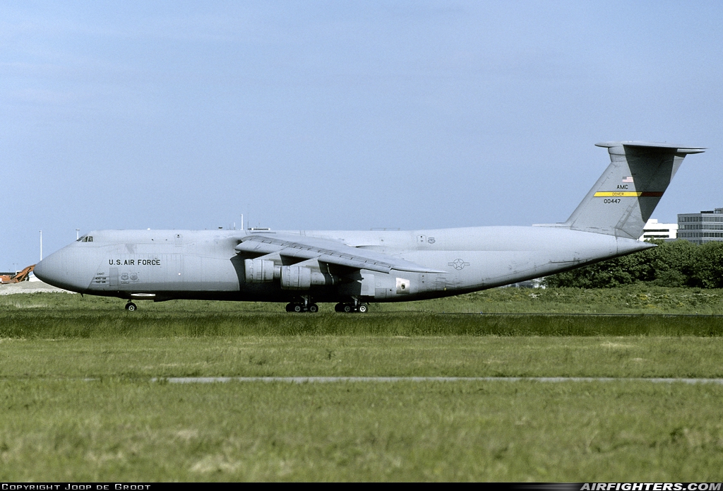 USA - Air Force Lockheed C-5A Galaxy (L-500) 70-0447 at Amsterdam - Schiphol (AMS / EHAM), Netherlands