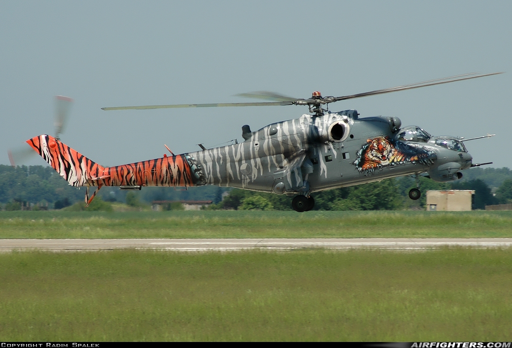 Czech Republic - Air Force Mil Mi-35 (Mi-24V) 0705 at Prerov (PRV / LKPO), Czech Republic