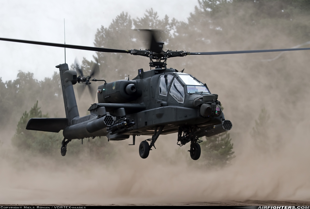 Netherlands - Air Force Boeing AH-64DN Apache Longbow Q-24 at Off-Airport - Oirschotse Heide (GLV5), Netherlands