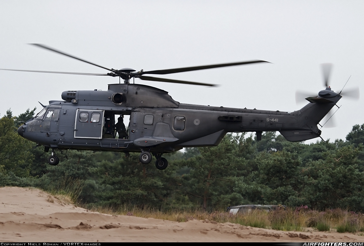 Netherlands - Air Force Aerospatiale AS-532U2 Cougar MkII S-441 at Off-Airport - Oirschotse Heide (GLV5), Netherlands