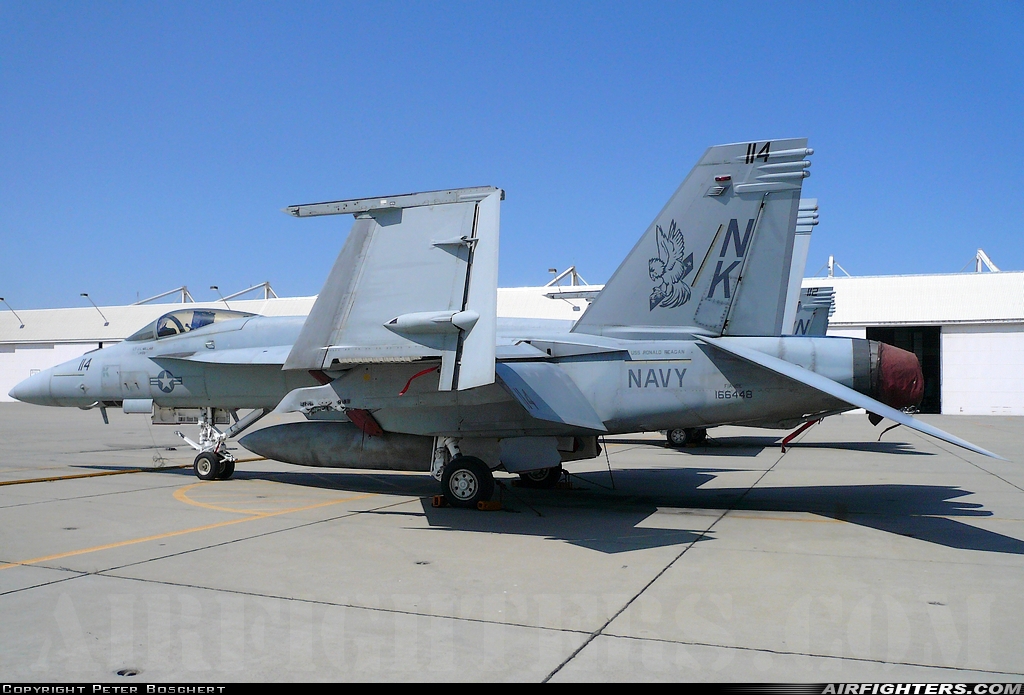 USA - Navy Boeing F/A-18E Super Hornet 166448 at Lemoore - NAS / Reeves Field (NLC), USA