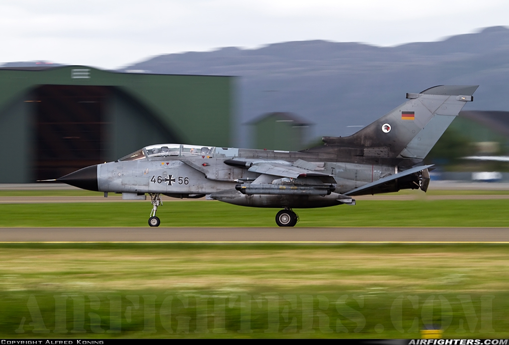 Germany - Air Force Panavia Tornado ECR 46+56 at Orland (OLA / ENOL), Norway