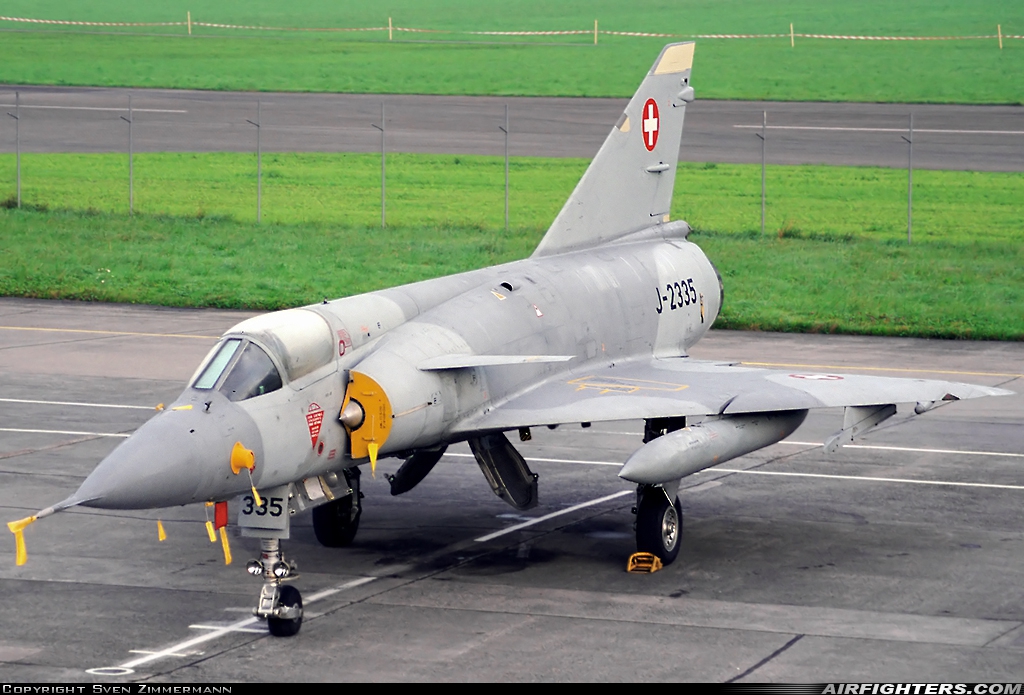 Switzerland - Air Force Dassault Mirage IIIS J-2335 at Buochs (Stans) (LSMU / LSZC), Switzerland