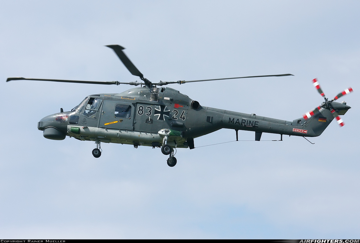 Germany - Navy Westland WG-13 Super Lynx Mk88A 83+24 at Nordholz (- Cuxhaven) (NDZ / ETMN), Germany