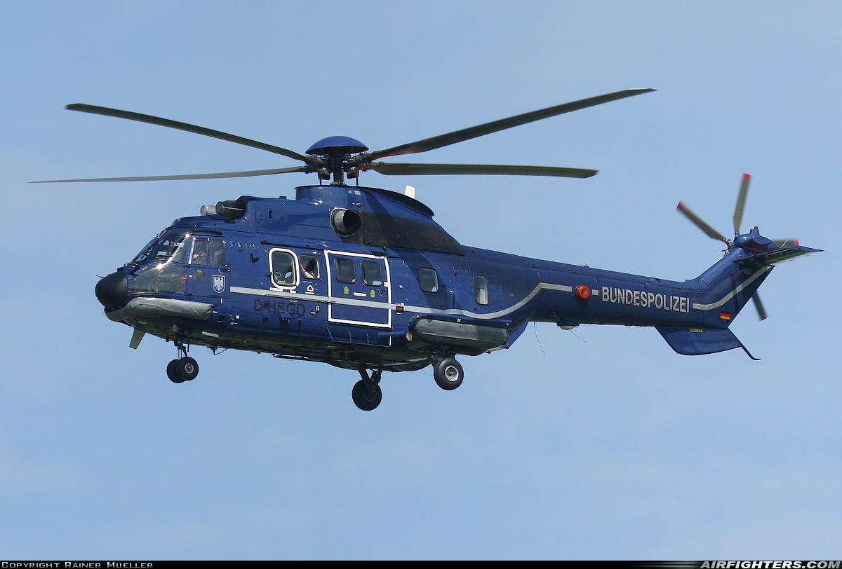 Germany - Bundespolizei Aerospatiale AS-332C1 Super Puma D-HEGO at Nordholz (- Cuxhaven) (NDZ / ETMN), Germany