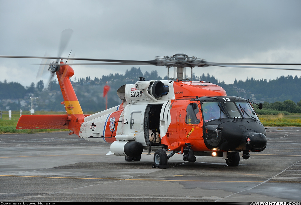 USA - Coast Guard Sikorsky MH-60T Jayhawk 6013 at Astoria (AST / KAST), USA