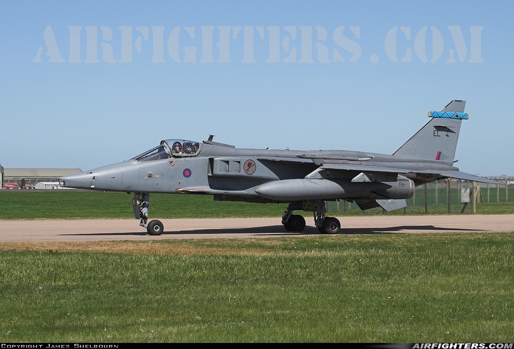 UK - Air Force Sepecat Jaguar GR3A XX729 at Coningsby (EGXC), UK