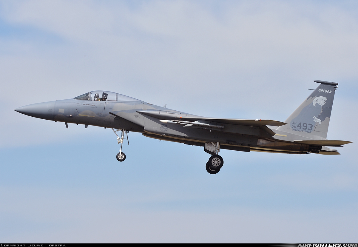 USA - Air Force McDonnell Douglas F-15C Eagle 78-0493 at Klamath Falls - Kingsley Field (LMT / KLMT), USA