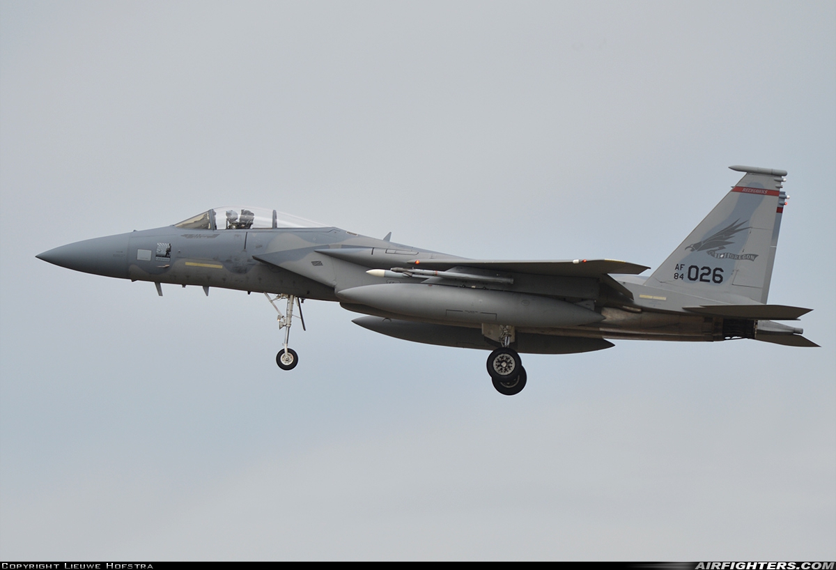 USA - Air Force McDonnell Douglas F-15C Eagle 84-0026 at Portland - Int. (PDX / KPDX), USA