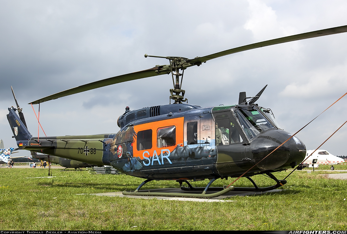 Germany - Air Force Bell UH-1D Iroquois (205) 70+88 at Nordholz - Spieka (EDXN), Germany