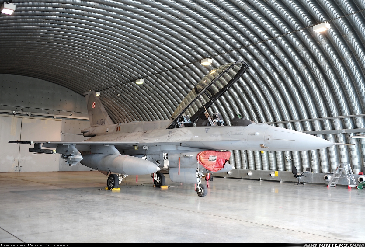 Poland - Air Force General Dynamics F-16D Fighting Falcon 4084 at Poznan / Krzesiny (EPKS), Poland