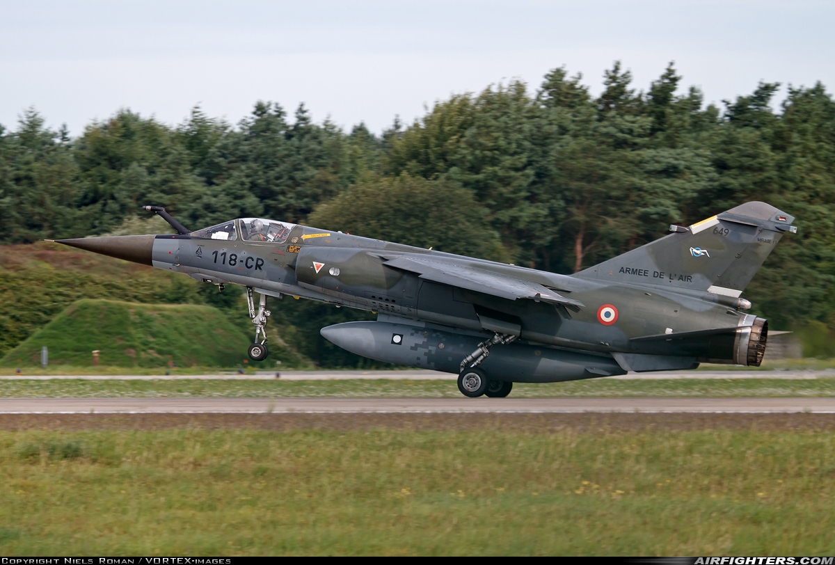 France - Air Force Dassault Mirage F1CR 649 at Wittmundhafen (Wittmund) (ETNT), Germany