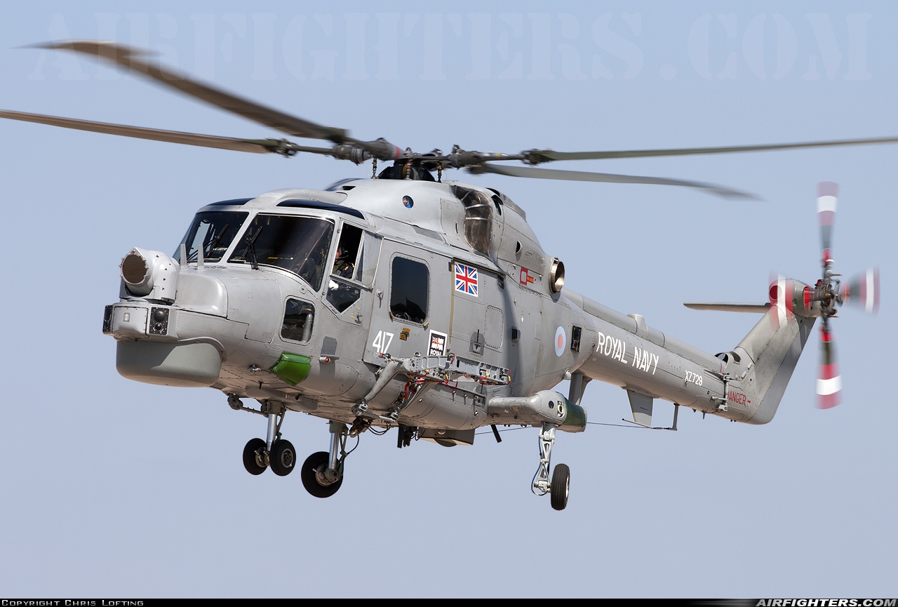 UK - Navy Westland WG-13 Lynx HMA8DSP XZ729 at Fairford (FFD / EGVA), UK