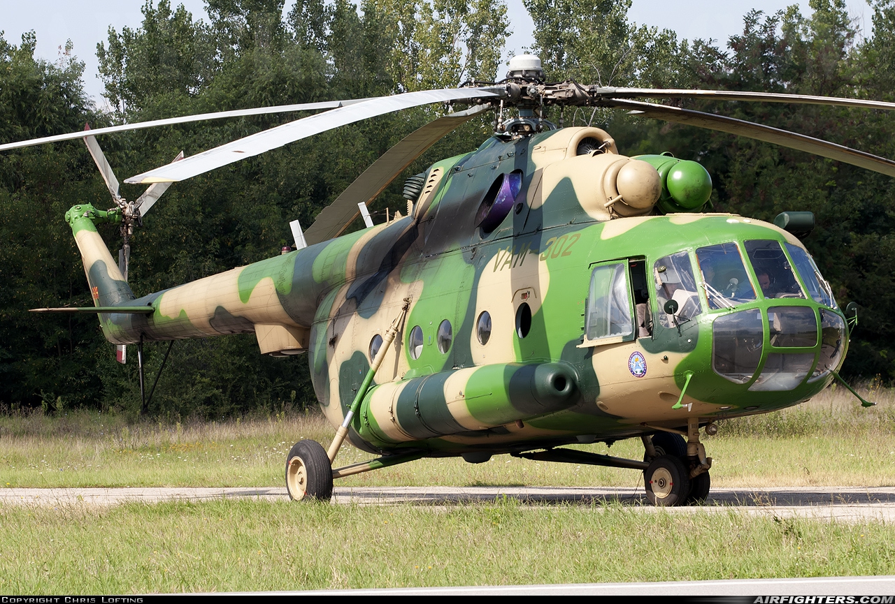 Macedonia - Air Force Mil Mi-17 VAM-302 at Graf Ignatievo (LBPG), Bulgaria